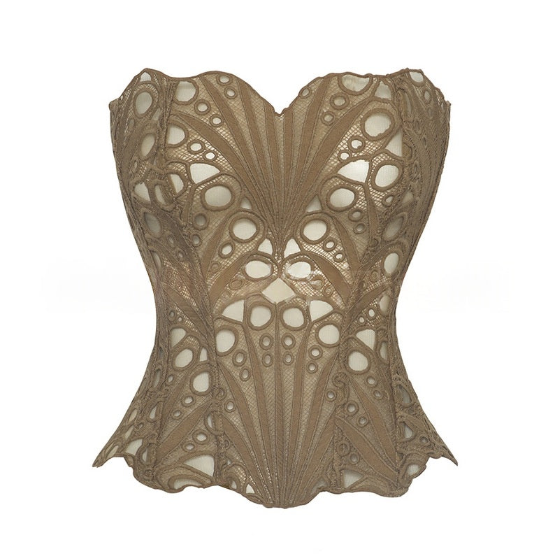 Body-hugging Irregular Lace-print Shapewear