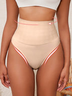 High-Waisted Shapewear Thong Tummy Control Butt Lifter Full Body Slimming Seamless Body Shaper