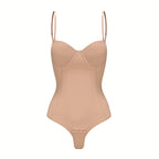 Strapless Triangle Plus-Size Shapewear Bodysuit For Evening Gowns