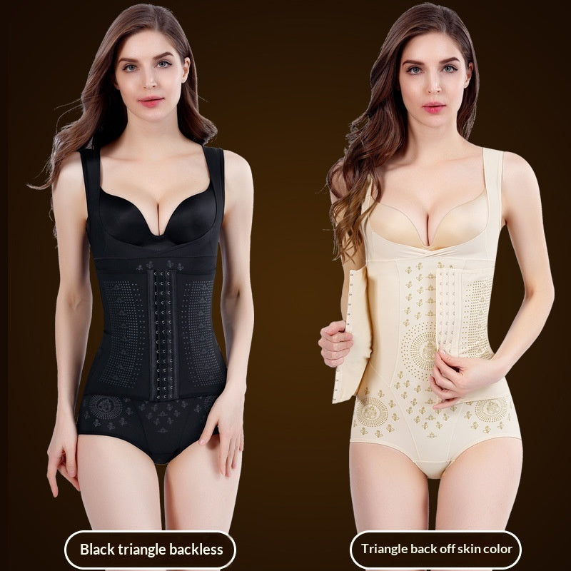 Plus-size Back-entry Reinforced Full-body Shapewear