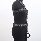 European Style With Leather Sexy Shapewear
