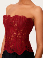 Body-hugging Irregular Lace-print Shapewear