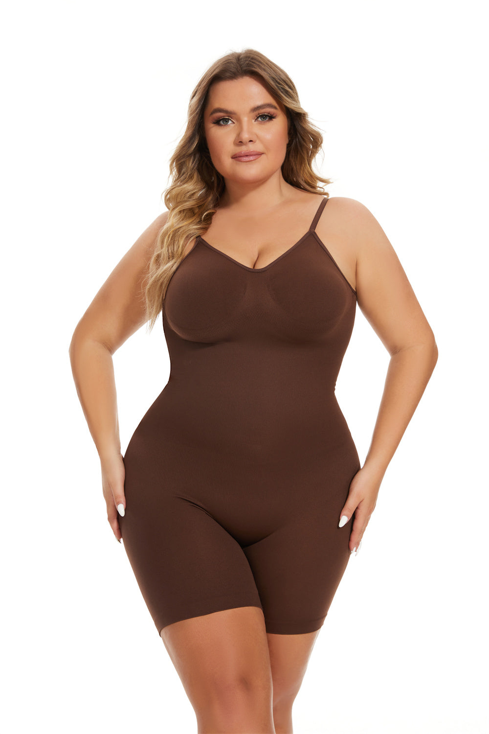 Backless Sculpting Jumpsuit for Women – Waist Snatching, Butt Lifting Seamless Fit