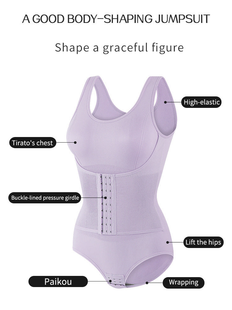 Seamless Shaping Shapewear Body Shaper Tummy Control Bodysuit Women Faja Slimming Waist Trainer Belt Compression Strap
