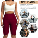 Sauna Sweat Shorts For Women Slimming Compression Workout Thermo Waist Trainer Slimming Leggings Pants Body Shaper