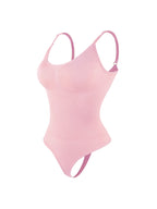 Plus Size Bodybuilding Belly Contraction Shapewear One-piece Seamless T-back