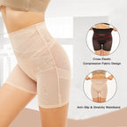 Women Body Shaping Hip Thigh Mesh Body Shaping Pants Abdominal Control Panties Women Slimming Underwear Anti-Light