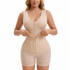 Women’s Colombian Faja Bodysuit, Overbust Sculpting Shapewear with Tummy Control & Butt Lift