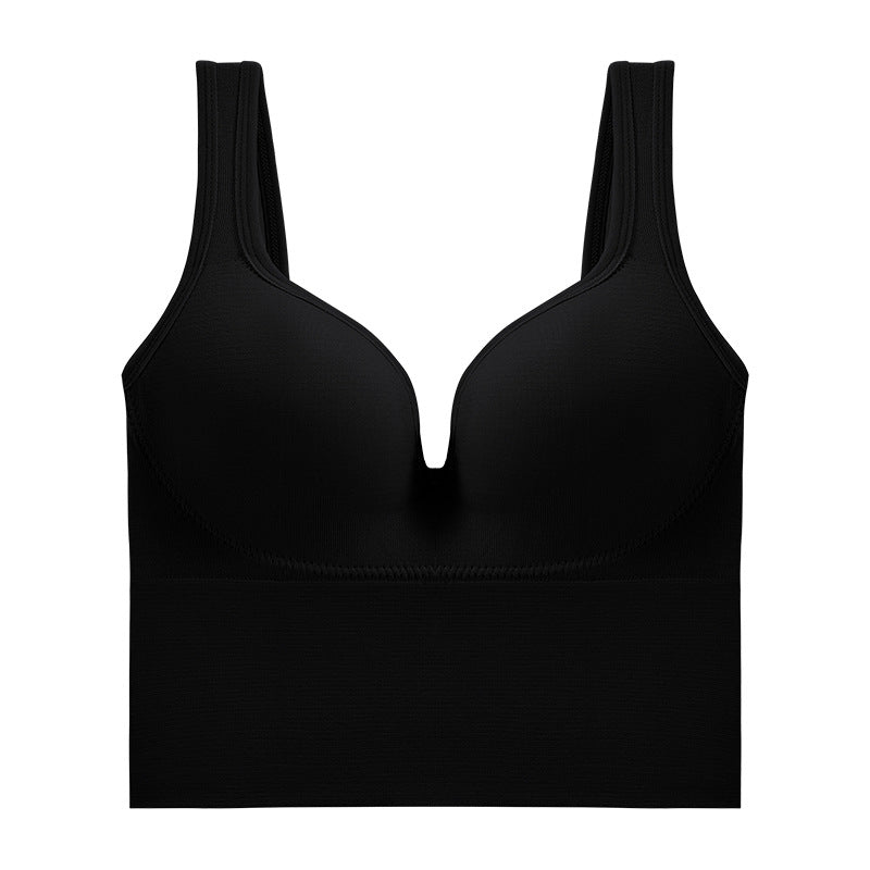 Women’s Seamless Sports Bra, Soft Support Beauty Back Design with Comfortable Shoulder Straps