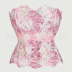 Body-hugging Irregular Lace-print Shapewear