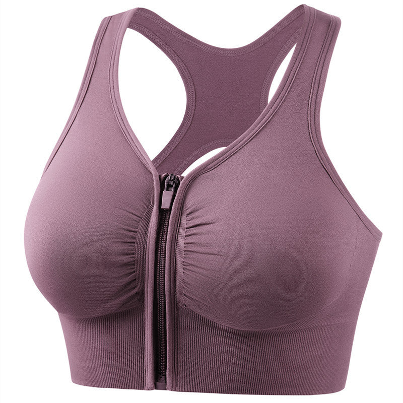 Plus Size High Support Sports Bra for Women – Shockproof Push-Up Bra for Running, Yoga & Fitness