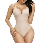 Shoulder Strap Shapewear Elastic Breathable Tight Belly Trimming Jumpsuit