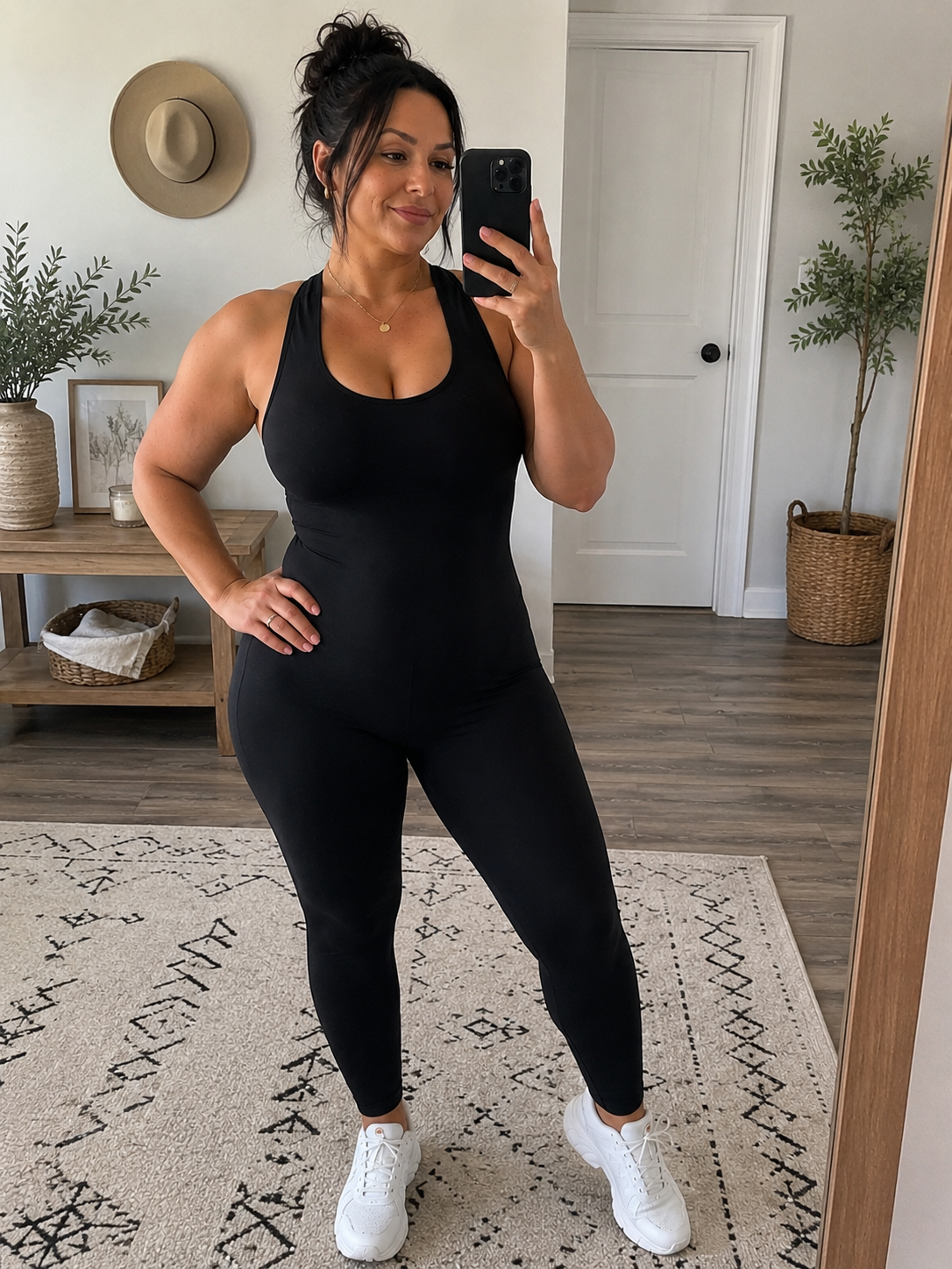 Sleeveless Yoga Jumpsuit – Smooth One-Piece Studio Fit