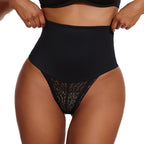 Plus-size Lace Seamless Waist-cinching Shapewear Briefs