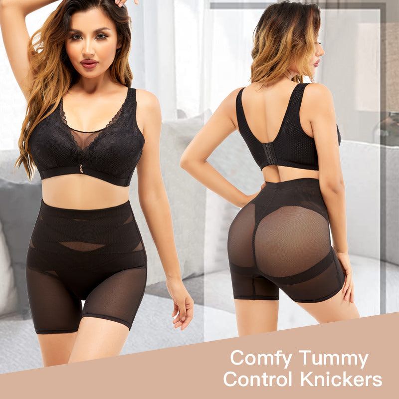 Women Body Shaping Hip Thigh Mesh Body Shaping Pants Abdominal Control Panties Women Slimming Underwear Anti-Light