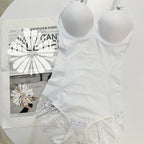 Full-zip Non-snagging Underwire-enhanced Shapewear Bodysuit