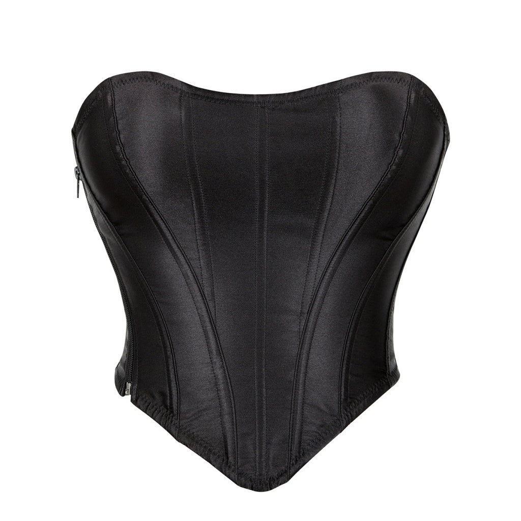 Figure-flattering Waist-cinching Strap-back Tube Top Shapewear