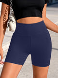 Women High Waisted Biker Shorts, Soft Stretch Tummy Control Yoga Shorts For Workout Gym Athletic