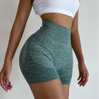 Women’s Seamless Workout Shorts, High Waist Butt Lifting Gym Shorts for Fitness & Yoga