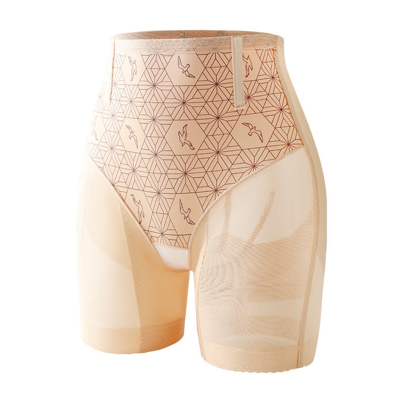 Tummy-control Breathable Mesh High-compression Tummy-flattening Shapewear Pants