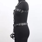 European Style With Leather Sexy Shapewear