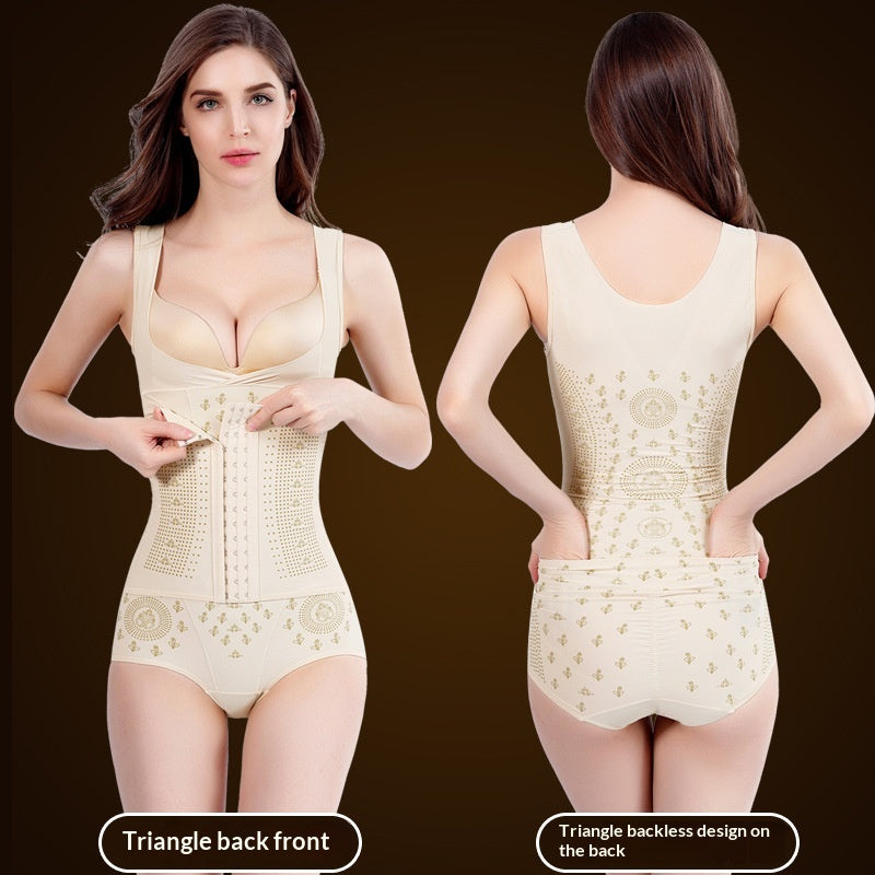 Plus-size Back-entry Reinforced Full-body Shapewear
