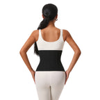 Cross-Border Mesh Waistband, Tummy Control, Tight Belt, Shapewear, Waist Restraint, Zipper Corset, 13 Steel Bone Body Shaping Girdle