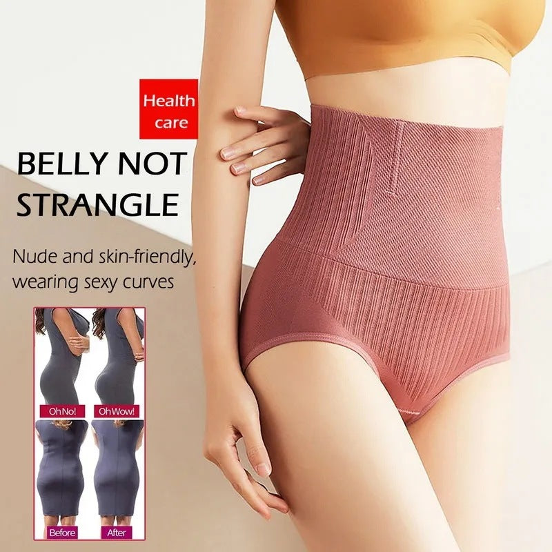 High-waisted Tummy-control Shapewear Panties