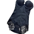Full-zip Non-snagging Underwire-enhanced Shapewear Bodysuit