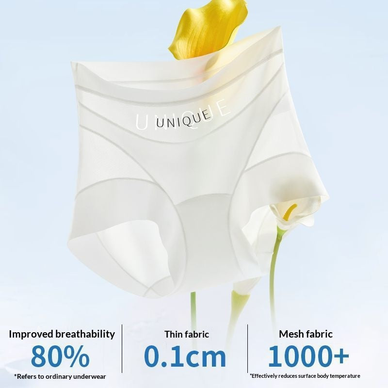High-waisted Tummy-control Shapewear Panties Antibacterial Thin Made Of Cool Rayon For Comfort