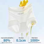 High-waisted Tummy-control Shapewear Panties Antibacterial Thin Made Of Cool Rayon For Comfort