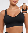 Women’s Wireless Seamless Bra with Wide Straps – Supportive Shaping Bra for Everyday Comfort