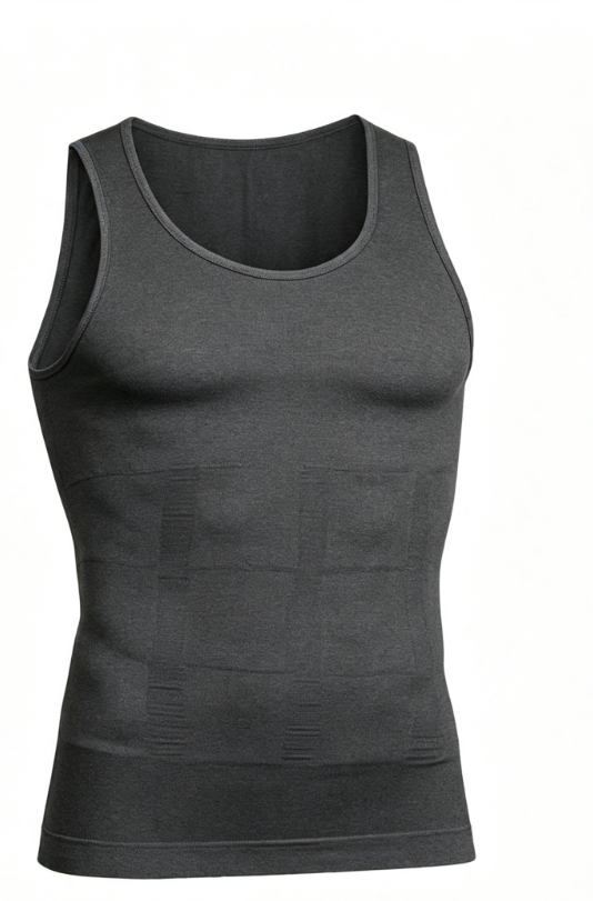Men Slim Body Shaper Tank Top Compression Tummy Control Hide Pot Belly Flatten Chest Undershirt Shapewear