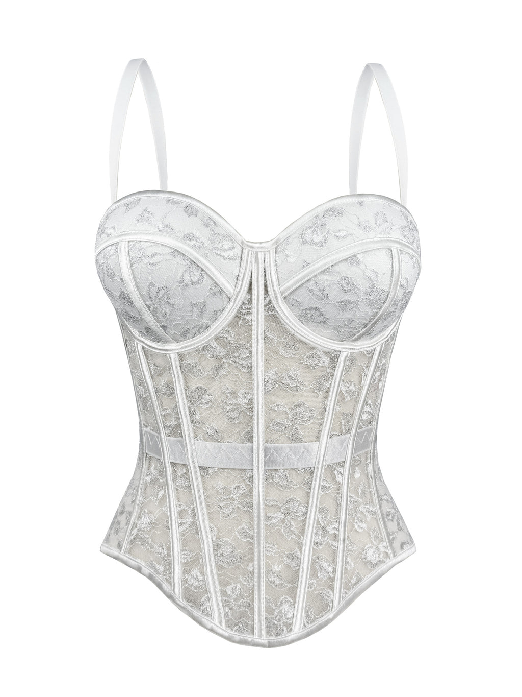 Cross-Border European And American Style Lace Bra With Camisole For Women, High-End Outerwear Shapewear With Push-Up Fishbone Bra
