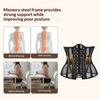 Breathable Hollowed-Out Waist-Cinching Bondage Belt Fashionable Mesh Fishbone Shapewear