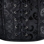 Halter Neck Zipper Jacquard Pattern Ladies Shapewear