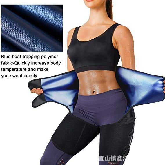 Manufacturers New Product 3in1 Sweat-Inducing Waist Belt, Waist And Thigh Trimmer, Trainer, Shapewear, Hip And Tummy Control