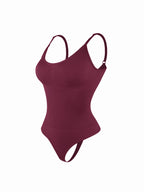 Plus Size Bodybuilding Belly Contraction Shapewear One-piece Seamless T-back