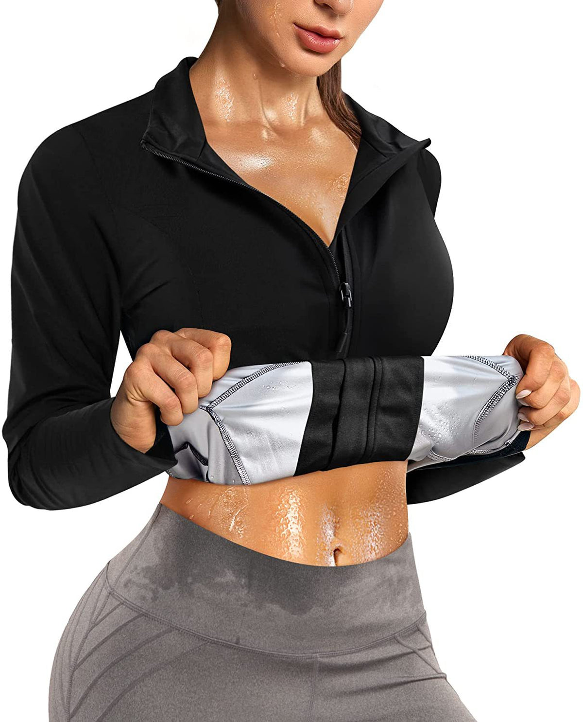 Plus Size Fitness Violently Sweat Corset Running Sweating Belly Contracting Yoga Shapewear