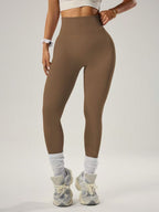Women Seamless Yoga Leggings High Waist Tummy Control Ribbed Workout Pants Butt Lifting Gym Running Athletic Leggings