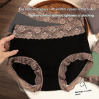 Cotton Mid Waist Tummy Control Briefs Plus Size
