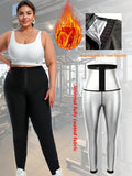 Sauna Leggings Suits For Women Sweat Pants High Waist Compression Slimming Hot Thermo Waist Train Body Shaper