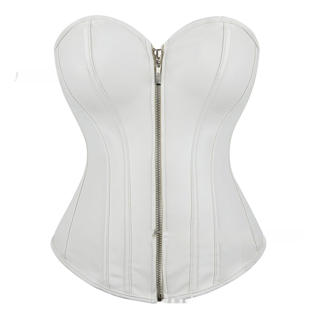 Zipper Sexy Tummy-Control Short Bodysuit Shapewear