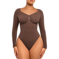 Plus Size Postpartum Hip Lifting Seamless Shapewear 2pcs