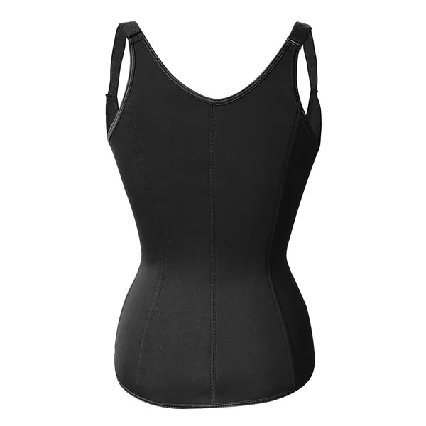 Zipper Waist Trainer Corset for Tummy Control & Back Support
