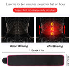 Men&Women Waist Trimmer Belt Burn Fat Sweat Body Shaper Weight Loss Girdle Gym