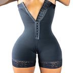 Shapewear One-piece Fajas Crotch Zipper Plus Size Butt-lift Underwear