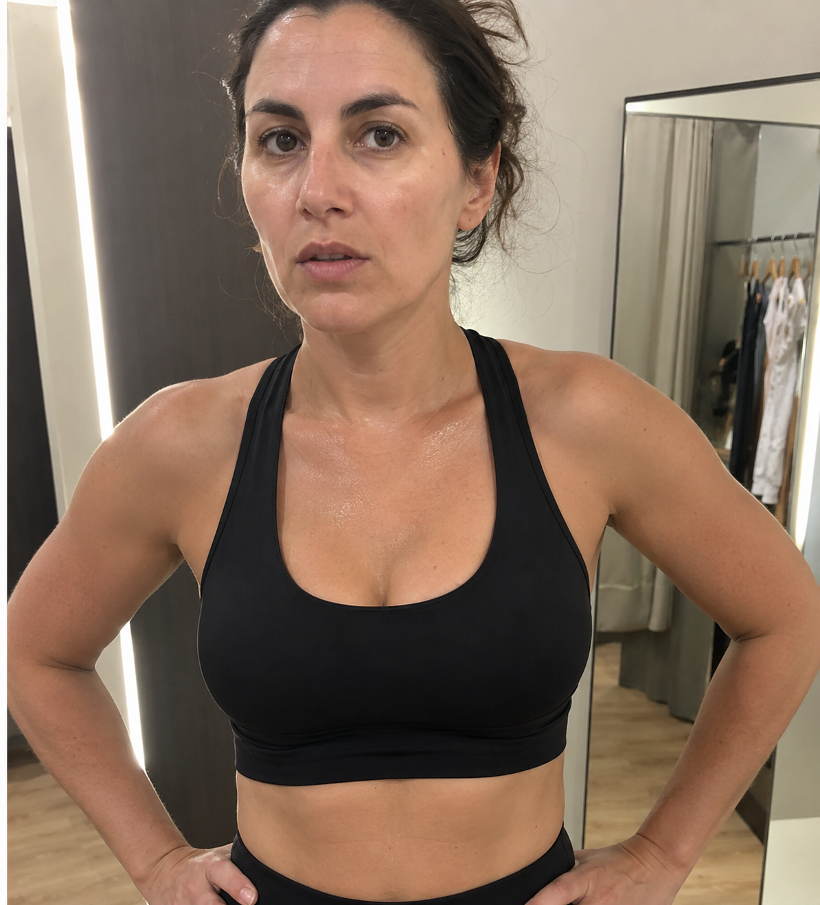 Women’s Adjustable Back Sports Bra – Seamless Support Bra for Workout, Yoga & Everyday Comfort