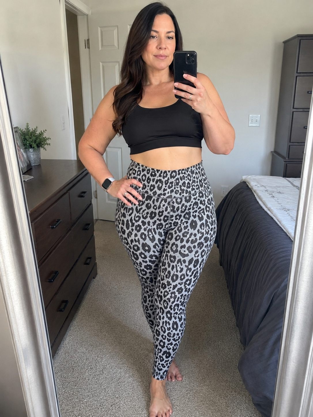 Leopard Print Yoga Pants - Soft Statement Studio Fit