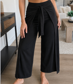 Lace-Up Wide-Leg Yoga Pants – Easy Studio-to-Street Fit